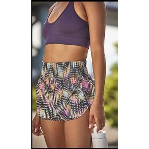 Free People FP Movement The Way Home Euphoria Print Shorts Small NWOT $50*